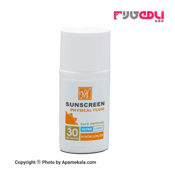 فلوئید ضد آفتاب بی رنگ SPF30 مای MY مدل PHYSICAL FLUID SAFE DEFENSE