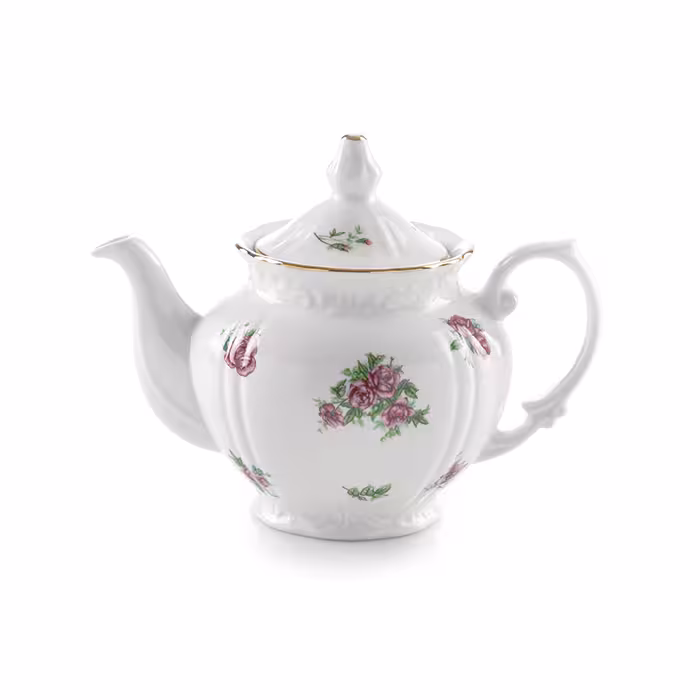 قوری چای چهار ترک بزرگ بیدگل مینیاتوری