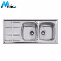 سینک اخوان کد 165 توکار دو لگنه