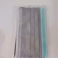 ماسک سه لایه پزشکی اکسیژن دارای برچسپ اصالت کالا بسته بندی 10 تایی