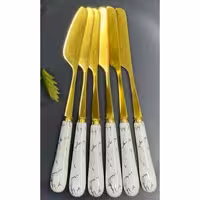 کارد صبحانه خوری 6 عددی ماربل A5 سرامیکی | amazonchi