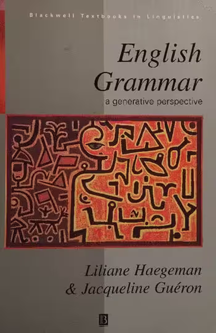 خرید و دانلود نسخه کامل کتاب English grammar:a generative perspective