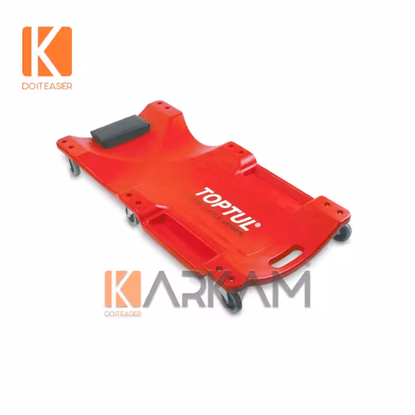 برانکارد تعمیرگاهی قرمز JCM-0300 تاپ تول