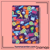 دفتر مدرسه طرح INSIDE OUT برند لانگو