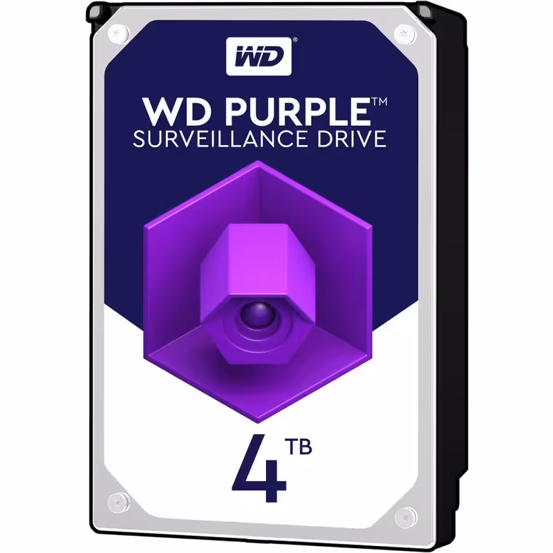 هارد دیسک اینترنال وسترن دیجیتال سری بنفش مدل Purple ظرفیت 4 ترابایت