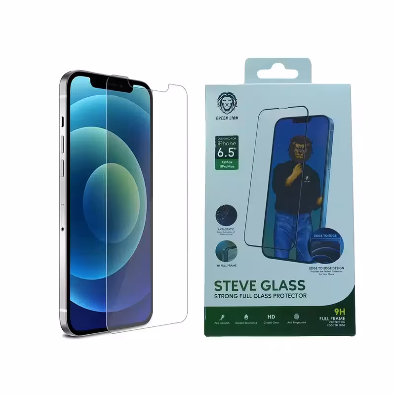 محافظ صفحه نمایش گرین مدل Steve Glass مناسب برای گوشی موبایل اپل iPhone Xs Max/11 Pro Max