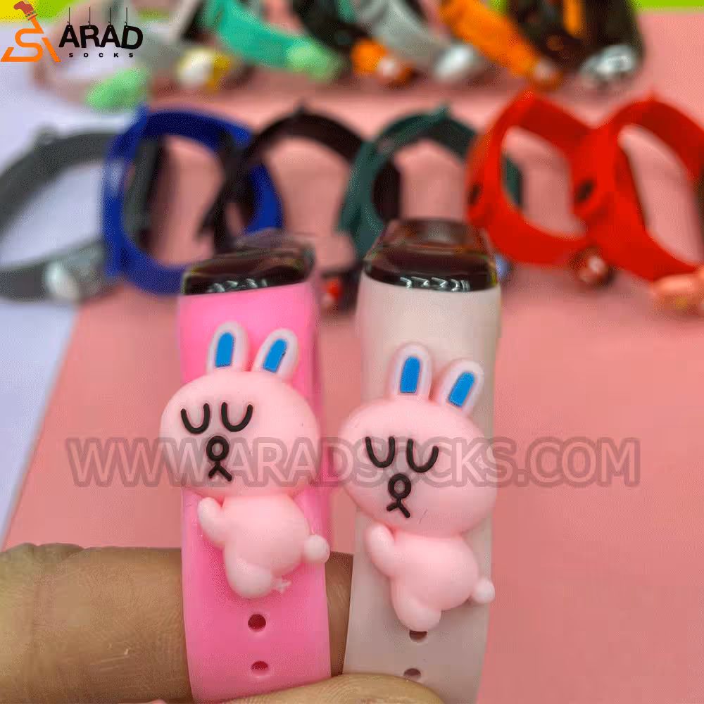 ساعت دیجیتالی لمسی طرح خرگوش لاین