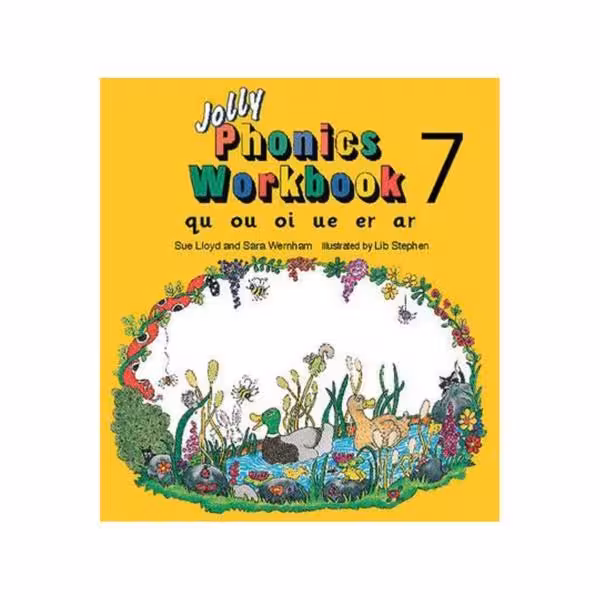 Jolly Phonics WorkBook 7 جولی فونیکس ورک بوک هفت
