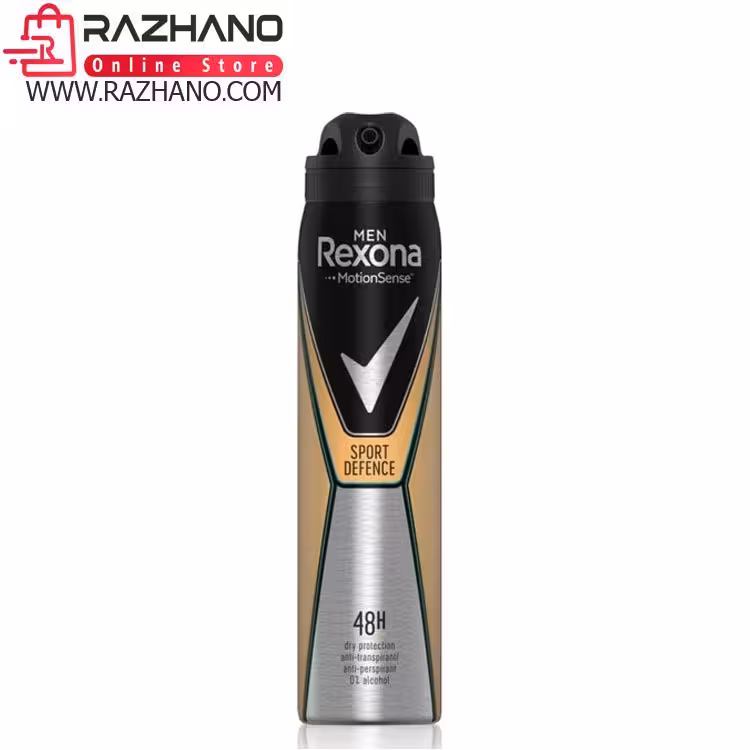 اسپری ضدتعریق مردانه رکسونا مدل Sport Defence حجم 200میل
