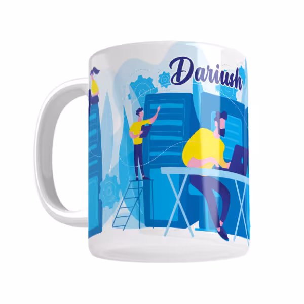 خرید ماگ-لیوان  داریوش  مهندس کامپیوتر