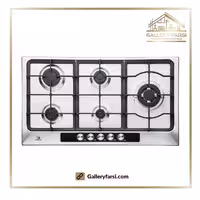 اجاق گاز پنج شعله استیل پرنیان استیل مدل PB-5109