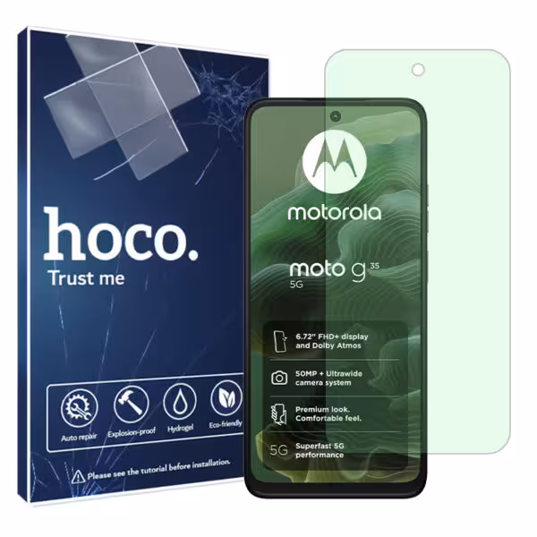 گلس موتورولا Moto G35 مدل گرین لایت برند هوکو کد S