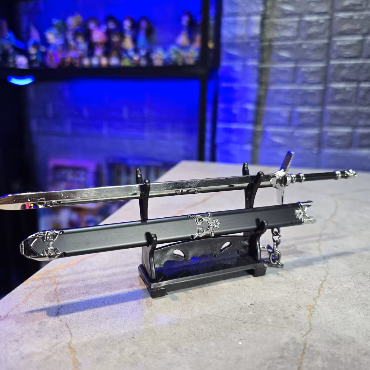 شمشیر فلزی 25 سانتی انیمه 19