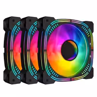 فن کیس لاجی کی LogiKey F326 ARGB 12*12 بسته 3 عددی