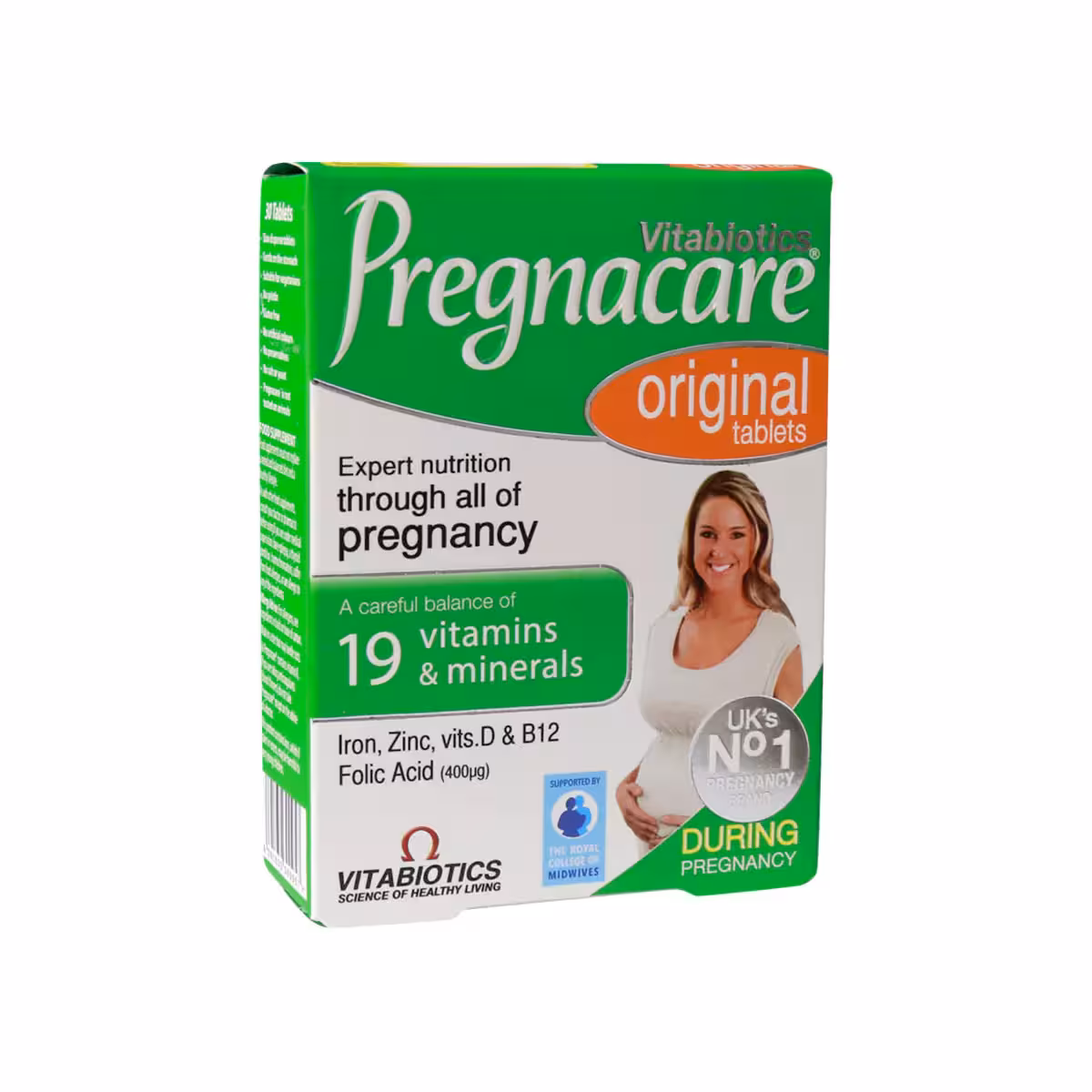 قرص پرگناکر اورجینال مخصوص بانوان تعداد 30 عدد ویتابیوتیکس