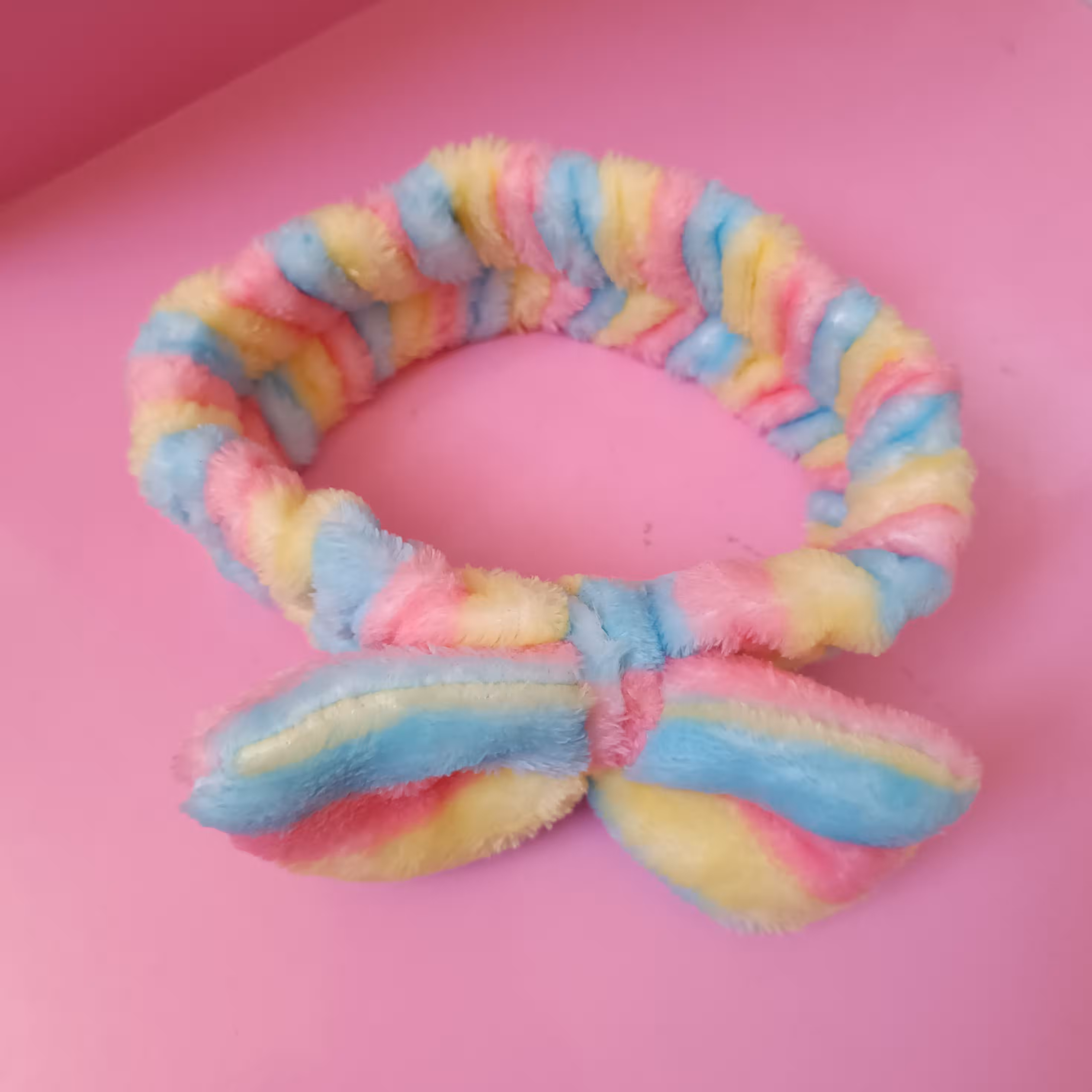 هدبند حوله ای آرایشی