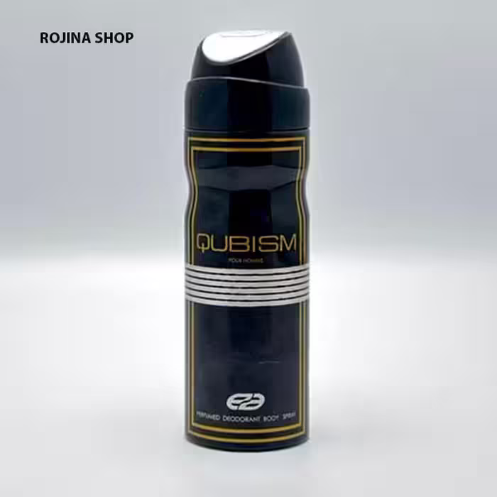 اسپری بدن مردانه عمادآراQUBISMحجم200ML