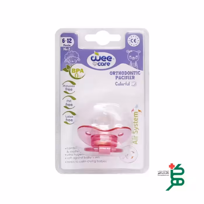 پستونک ارتودنسی کد پی 108 مناسب 6 تا 12 ماه وی کر