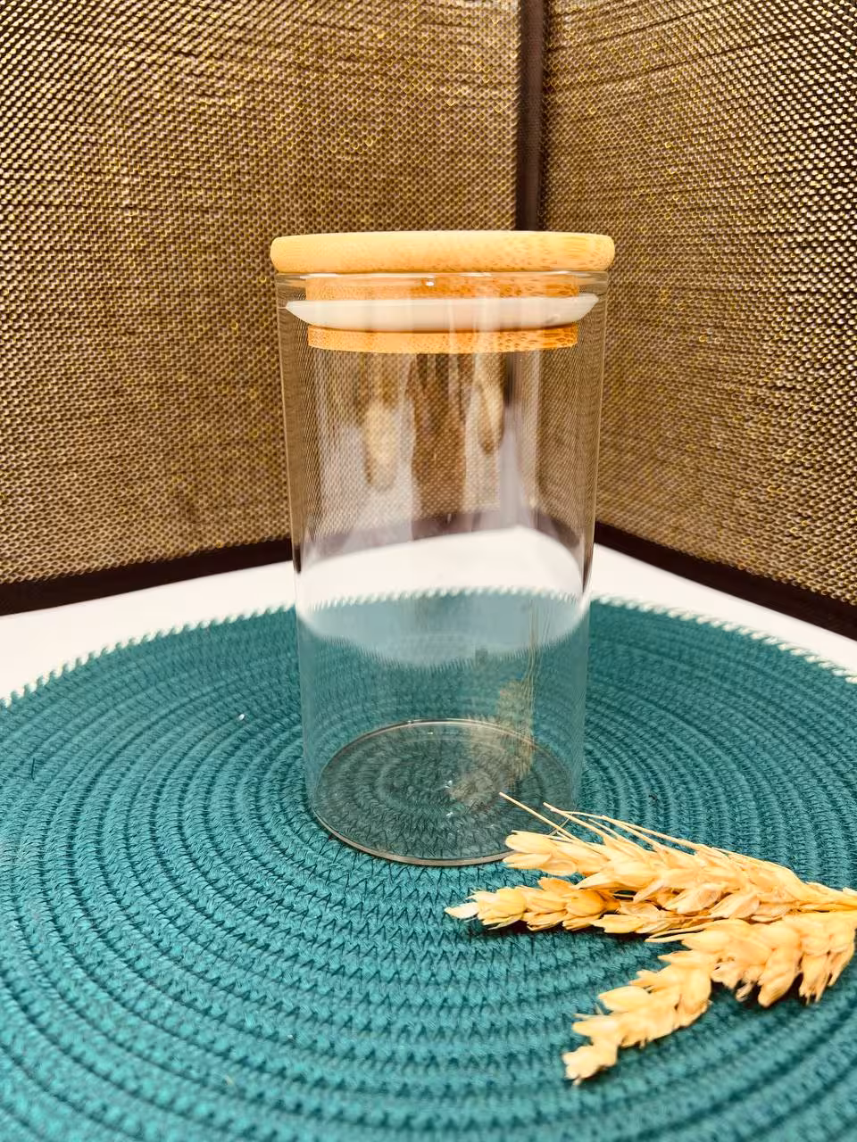 NJ4- بانکه گرد در بامبو جنس پیرکس آنتی شوک6*12