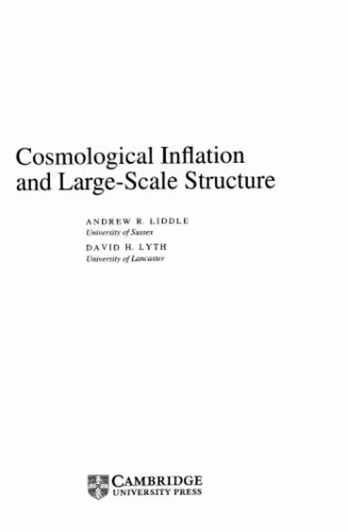 خرید و دانلود نسخه کامل کتاب Cosmological inflation and large-scale structure