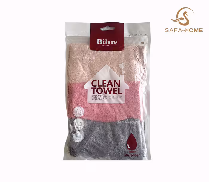 دستمال حوله ای پولیشی ساده 3 عددی