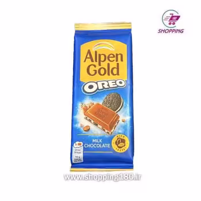 شکلات شیری آلپین گلد با تکه های اورئو