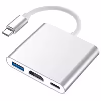 تبدیل Type-c به HDMI/USB3.0 کی نت مدل K-COUC30HU -