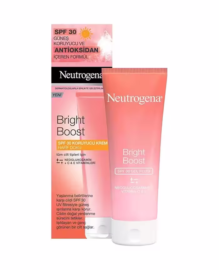 کرم ضد آفتاب نوتروژینا مدل Bright boost با spf 30 حجم 50 میلی لیتر