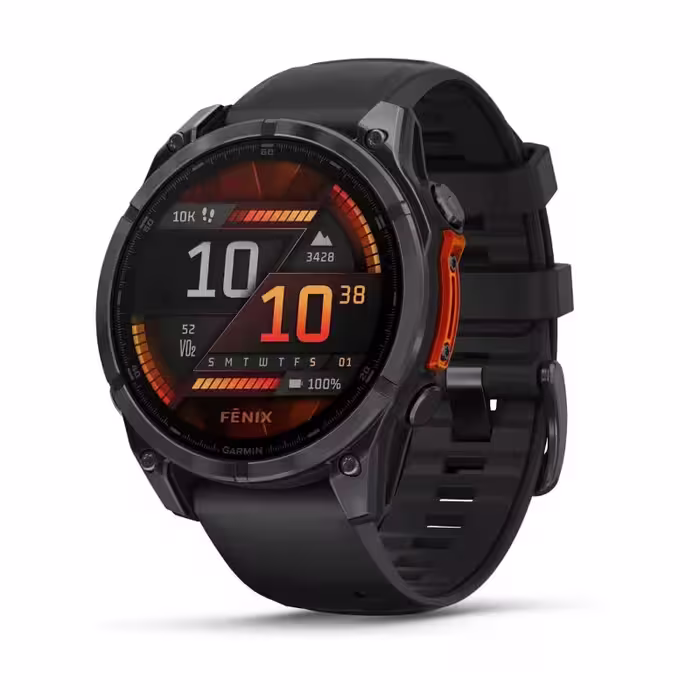 قیمت و خرید ساعت خاکستری گارمین مدل fenix 8 - 47 mm، AMOLED اورجینال