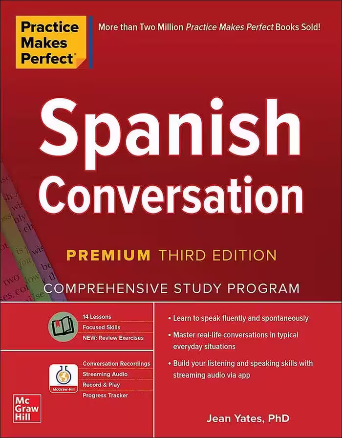 کتاب آموزش مکالمه اسپانیایی Practice Makes Perfect Spanish Conversation