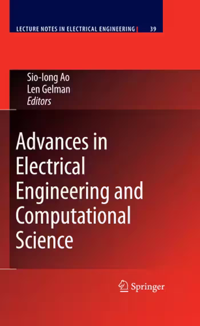 خرید و دانلود نسخه کامل کتاب Advances in Electrical Engineering and Computational Science