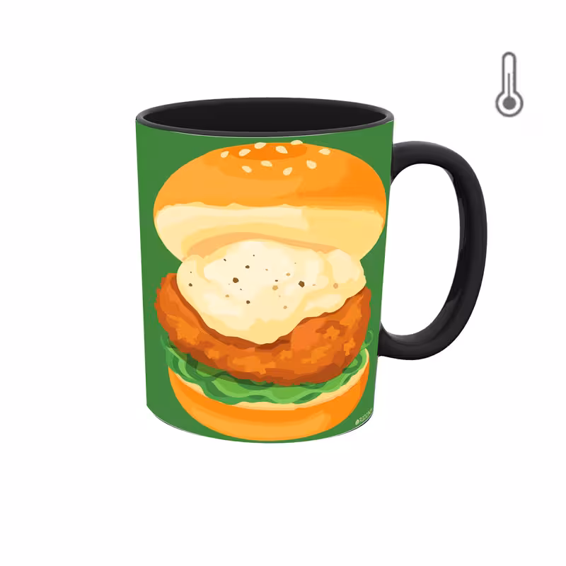 ماگ حرارتی  غذا همبرگر