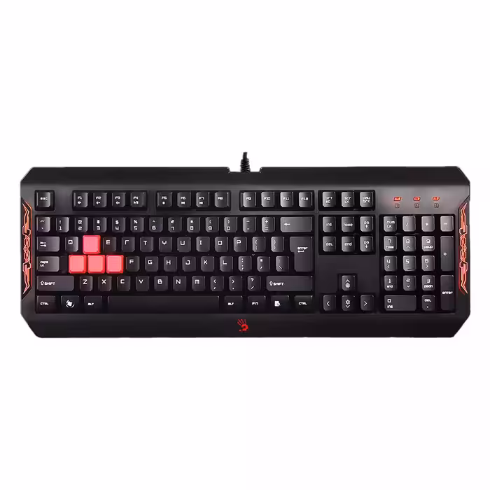 کیبورد بلادی گیمینگ ای فورتک مدل A4Tech Bloody Q100