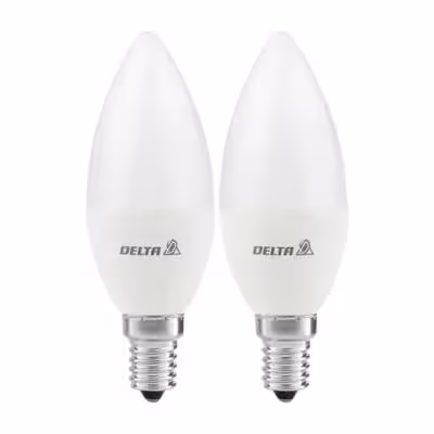 لامپ ال ای دی 7 وات دلتا مدل CNDL1 پایه E14 بسته دو عددی