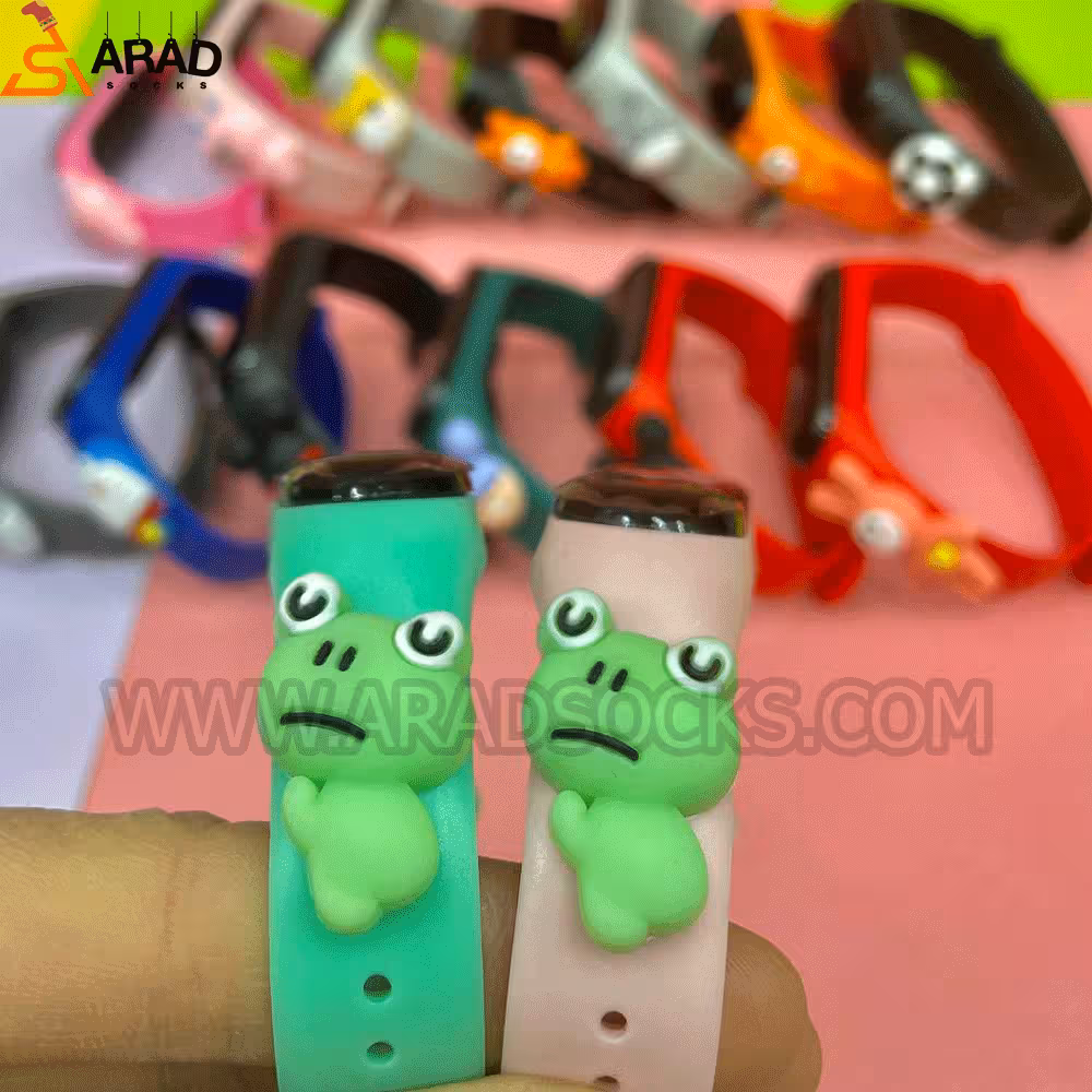 ساعت دیجیتالی لمسی طرح قورباغه