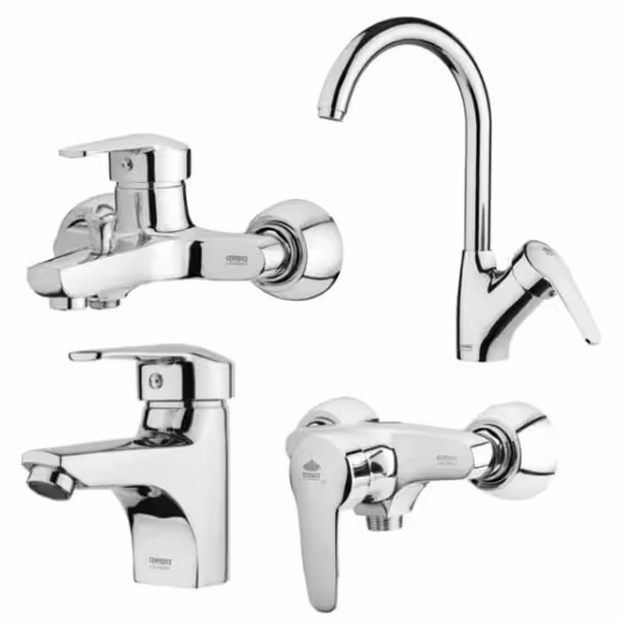 ست شیرآلات آویسا مدل آلپ