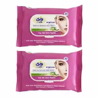 دستمال مرطوب وی کر مدل Ginseng-Aloe Vera دو بسته 20 عددی