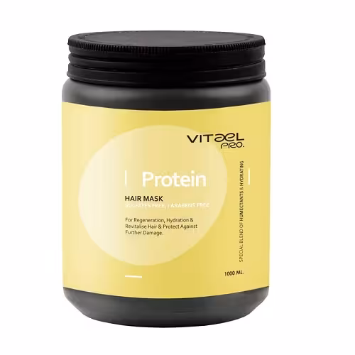 ویتائل پرو ماسک مو پروتئین بازسازی کننده مغذی و آبرسان فاقد سولفات و پارابن Protein حجم 1000 میل