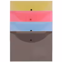 پوشه دکمه دار پاپکو مدل A4-116 B بسته 12 عددی | چاوه