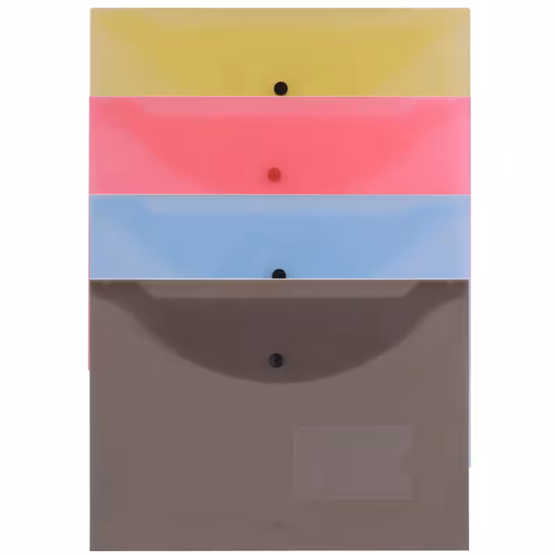 پوشه دکمه دار پاپکو مدل A4-116 B بسته 12 عددی | چاوه