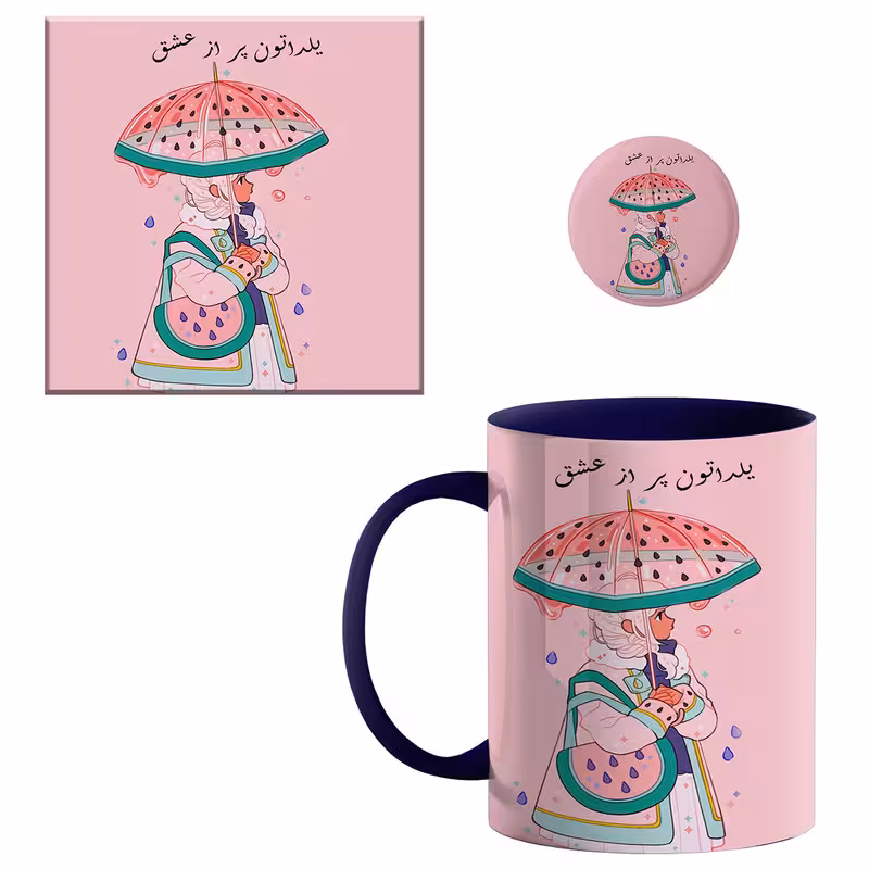 خرید ماگ-لیوان شب یلدا کد 007 بدون زیر لیوانی و پیکسل