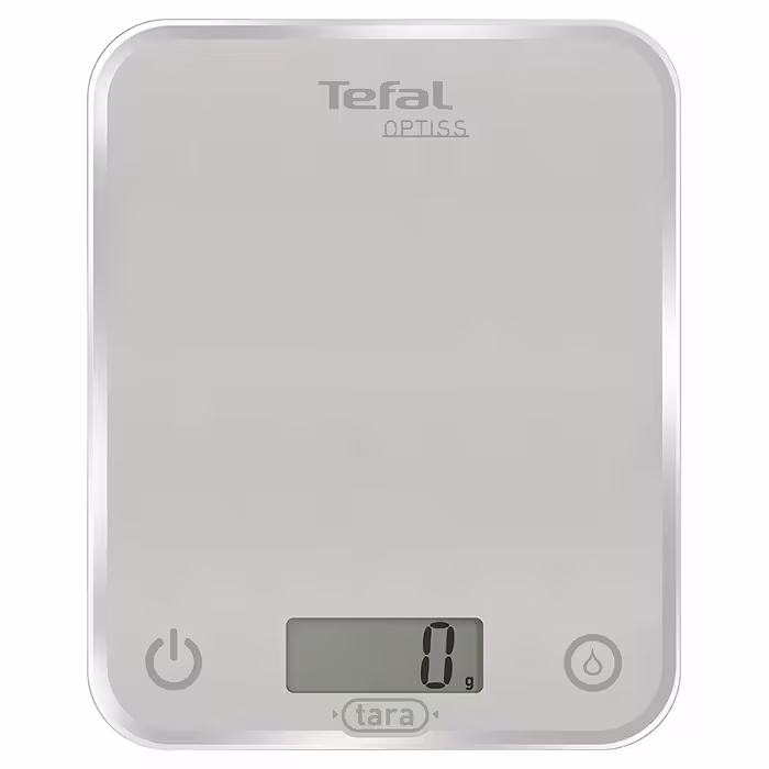 ترازو آشپزخانه تفال مدل Optiss BC50U4V0 نقره‌ای