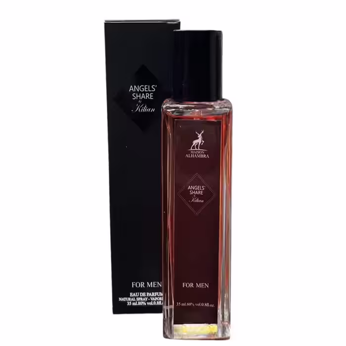 عطر جیبی مردانه الحمبرا مدل انجلز شیر حجم 35 میلی‌لیتر