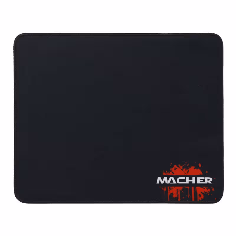 موس پد گیم دور دوخت Macher MR-33 طرح مشکیMacher MR-33 gaming mouse pad