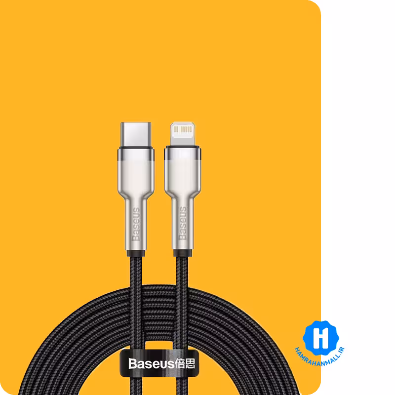 کابل تبدیل USB-C به لایتنینگ باسئوس مدل CATLJK-A01 طول 1 متر