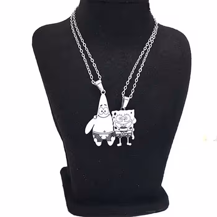 گردنبند استیل ست باب و پاتریک کد45