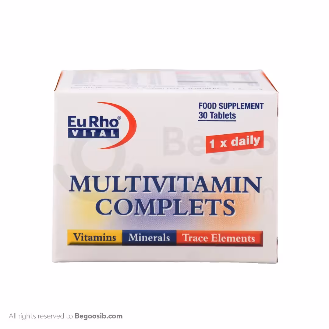 قرص مولتی ویتامین کامپلت یوروویتال 30 عددی