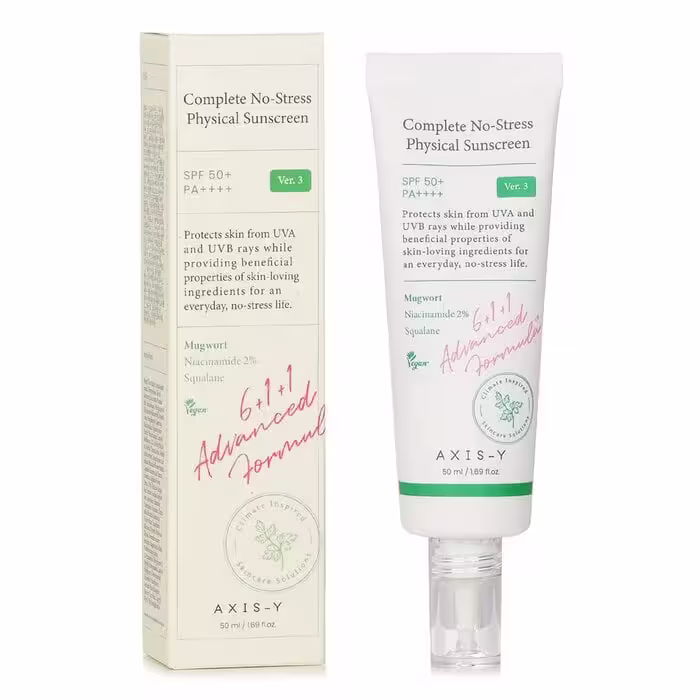 ضدآفتاب فیزیکی اکسیس وای | Axis-Y Complete No-Stress Physical Sunscreen 50 ml