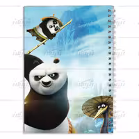 دفتر مشق کارتون پاندای کونگ فو کار