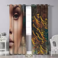 پرده چاپی طرح شعر مدل D2108